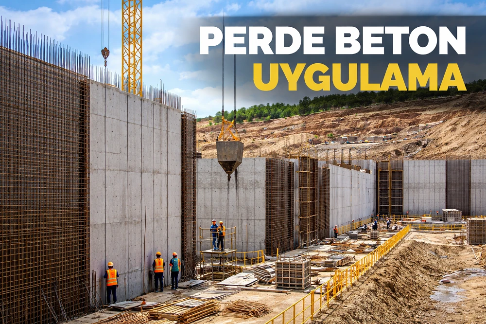 Bodrum Perde Beton Uygulama